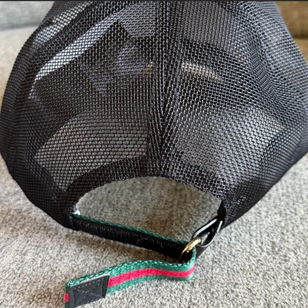 Gucci Beige and Black Monogram Cap - Picture 3 of 7